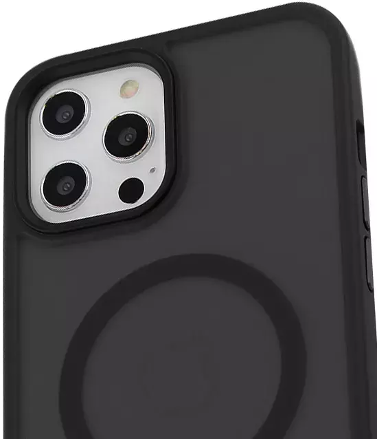 Чохол для iPhone 12 Pro Max WAVE Matte Insane Case with MagSafe (black) - фото - №3