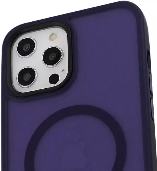 Чохол для iPhone 12 Pro Max WAVE Matte Insane Case with MagSafe (deep purple) фото