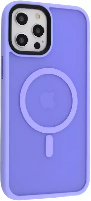 Чохол для iPhone 12 Pro Max WAVE Matte Insane Case with MagSafe (light purple) фото