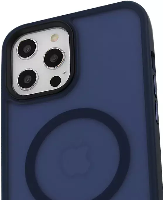 Чохол для iPhone 12 Pro Max WAVE Matte Insane Case with MagSafe (midnight blue) фото