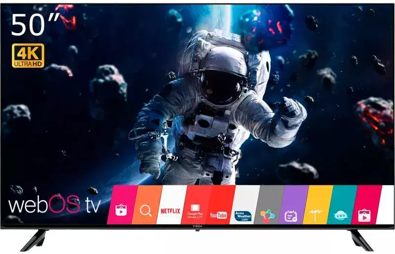 Телевізор Vinga 50" 4K Smart TV (S50UHD25BWEB) фото
