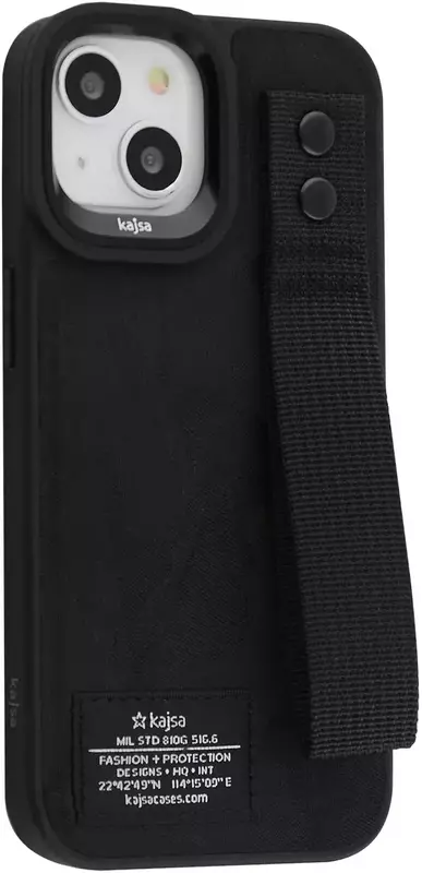 Чохол для iPhone 15 Kajsa Outdoor Collection (black) - фото - №0