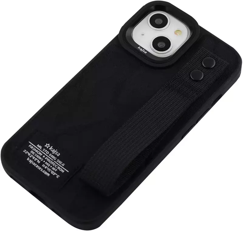 Чохол для iPhone 15 Kajsa Outdoor Collection (black) - фото - №2