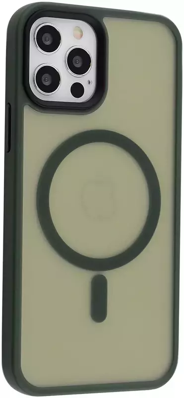 Чохол для iPhone 12/12 pro WAVE Matte Insane Case with MagSafe (green) фото