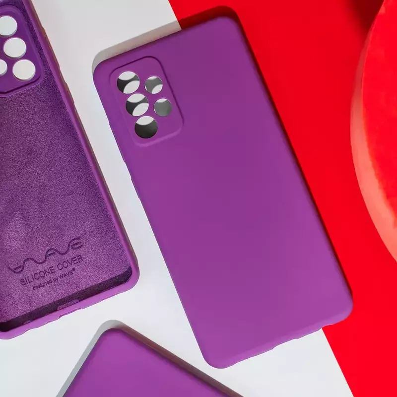 Чохол для Samsung А54 WAVE Full Silicone Cover (light purple) фото