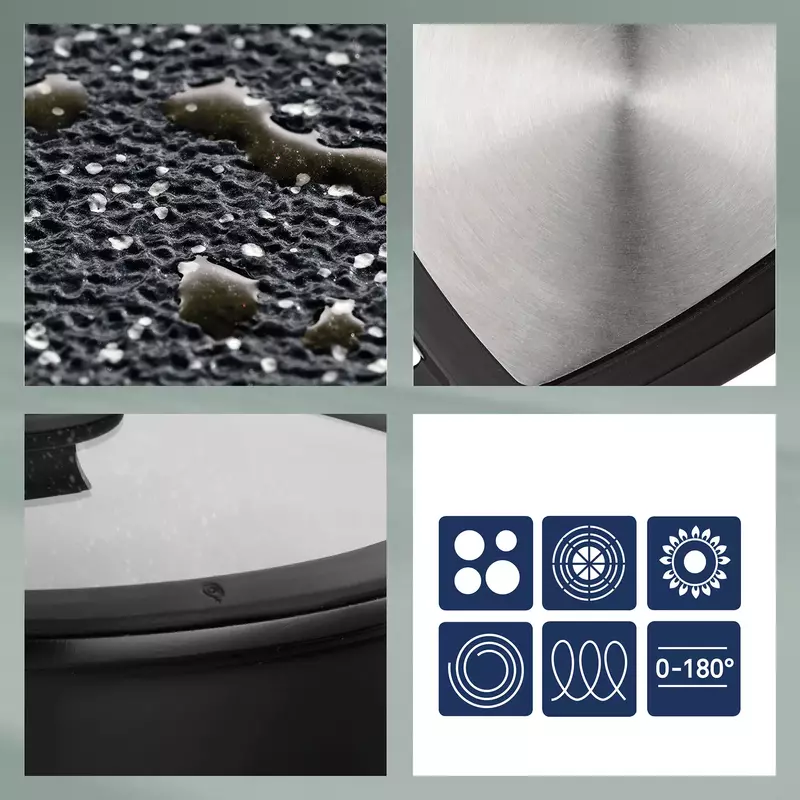 Каструля з кришкою KELA Stella Nova, 32 см, 5 л (12226) - фото - №7