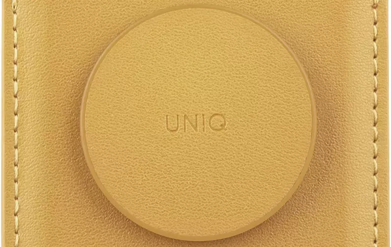Чохол-гаманець UNIQ FLIXA MAGNETIC CARD HOLDER AND POP-OUT GRIP-STAND - CANARY (UNIQ-FLIXA-CYELLOW) фото
