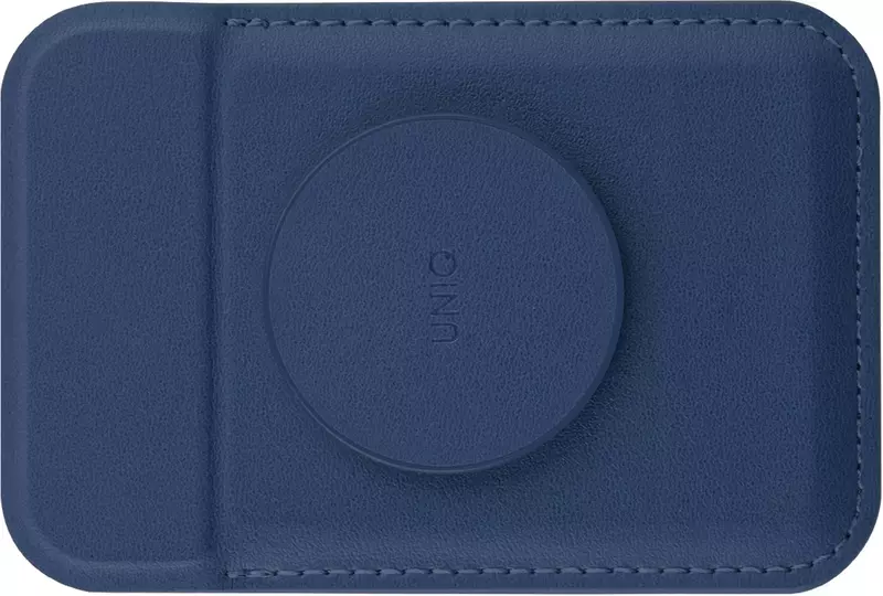 Чохол-гаманець UNIQ FLIXA MAGNETIC CARD HOLDER AND POP-OUT GRIP-STAND - NAVY BLUE (UNIQ-FLIXA-NAVYBLUE) фото