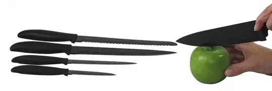 Набір ножів KELA Acida чорний, 6 предметів (11287) фото
