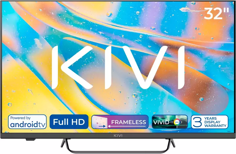 Телевізор Kivi 32" FHD Smart TV (32F760QB) фото
