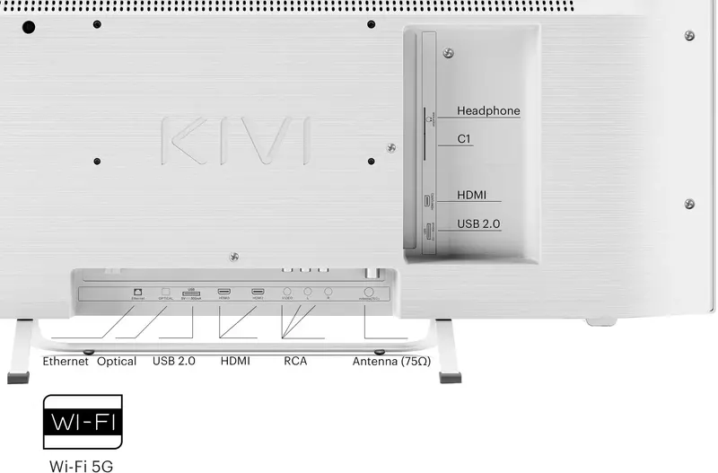 Телевізор Kivi 32" FHD Smart TV (32F760QW) фото