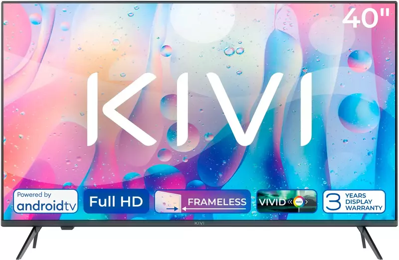 Телевізор Kivi 40" FHD Smart TV (40F760QB) фото