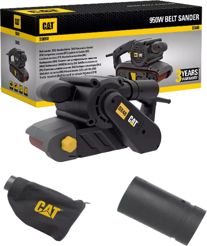 Шліфмашина стрічкова CAT DX48 950Вт - фото - №2