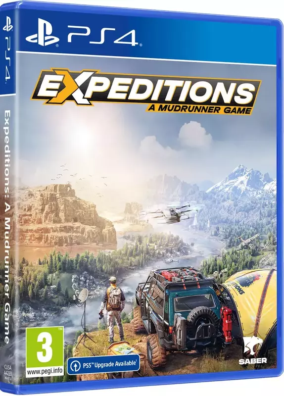 Диск Expeditions: A MudRunner Game (Blu-ray) для PS4 - фото - №1