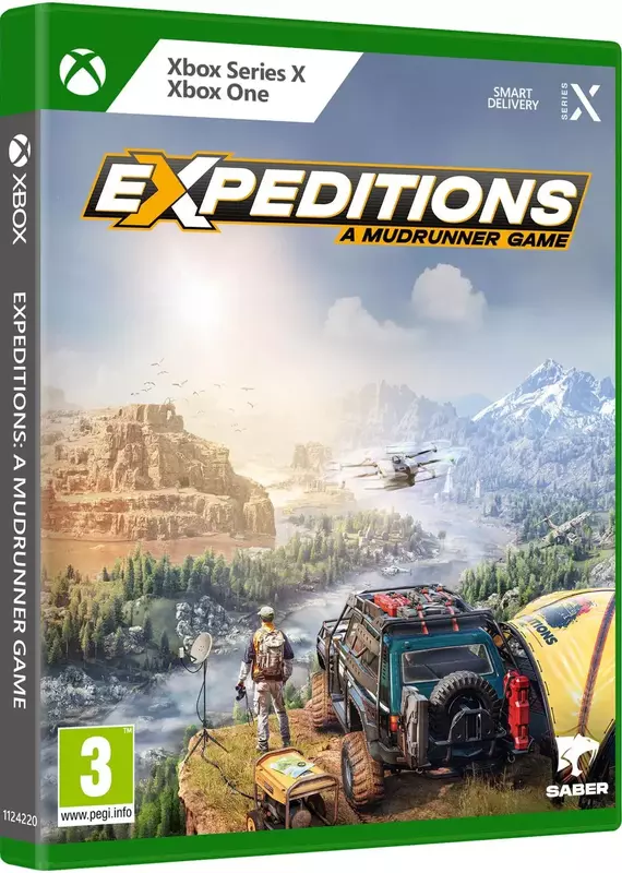 Диск Expeditions: A MudRunner Game (Blu-ray) для Xbox Series X - фото - №1