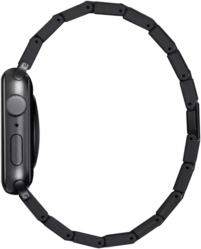 Ремінець для Apple Watch 49/45/44mm Pitaka Carbon Fiber Watch Band Retro (Black/Grey) AWB2311 фото