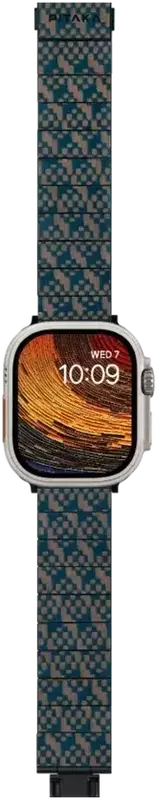 Ремінець для Apple Watch 49/45/44mm Pitaka Chroma Carbon Band Dreamland Stairs (AWB2302) фото