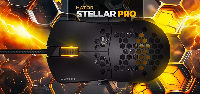 Ігрова миша HATOR Stellar PRO (HTM-540) black фото
