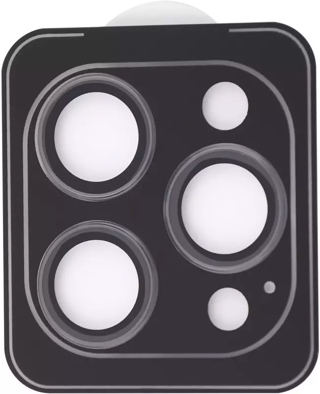 Защитное стекло для камеры iPhone 15 Pro/15 Pro Max ACHILLES (black) фото