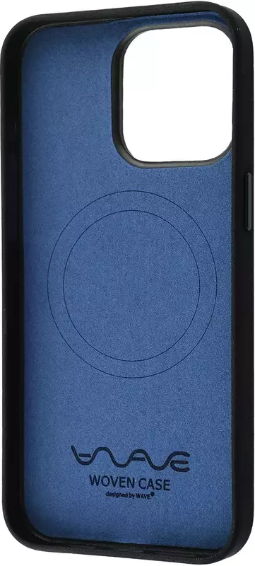 Чохол для iPhone 15 Pro Max WAVE Premium Woven Case with MagSafe (pacific blue) фото