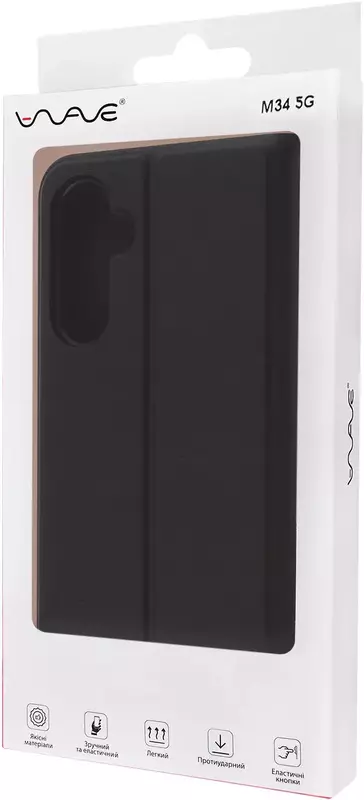 Чохол для Samsung M34 WAVE Stage Case (black) фото