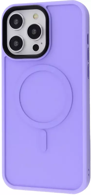 Чохол для iPhone 14 Prо WAVE Matte Insane Case with MagSafe (light purple) фото