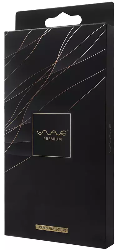 Захисне скло WAVE Premium iPhone 13/13 Pro/14 (black) фото