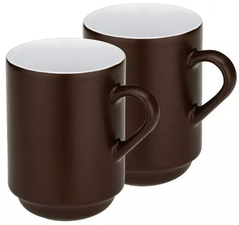 Набір чашок KELA Mattia, коричневий, 300мл, 2 шт. (12758) фото