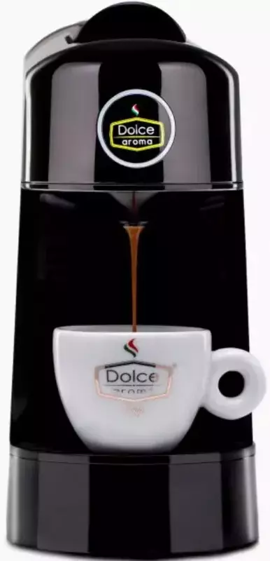Капсульна кавоварка DOLCE AROMA PINTA із системою Nespresso Чорна (6971626982770) фото