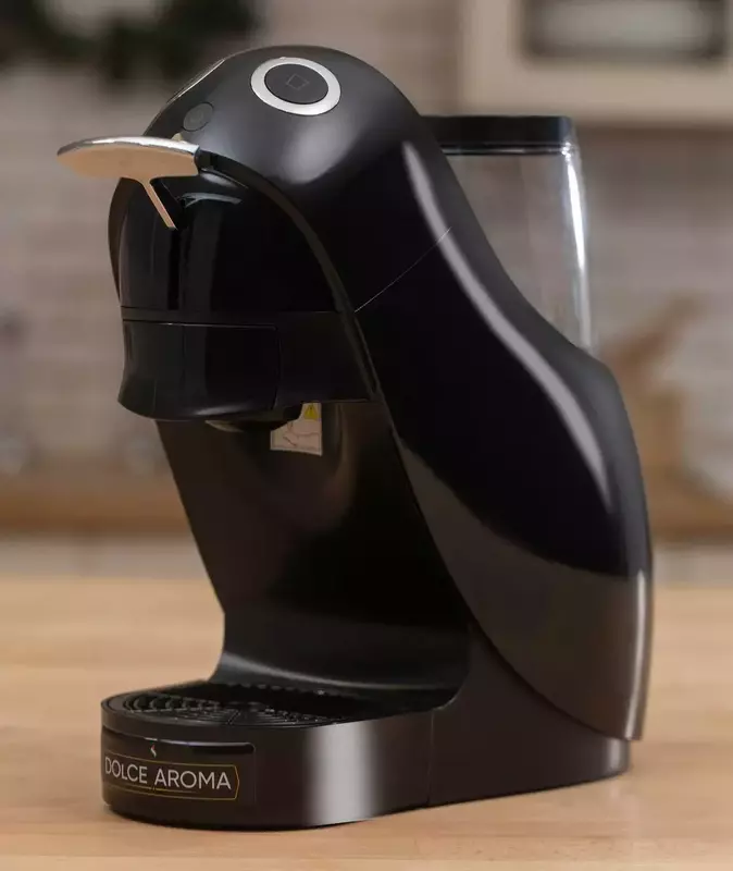 Капсульна кавоварка DOLCE AROMA "LOLA-A" із системою Dolce Gusto чорна (6971626982558) фото