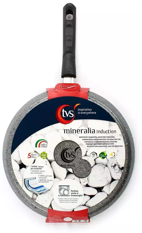 Індукційна сковорода для млинців TVS Mineralia Induction 25 см фото