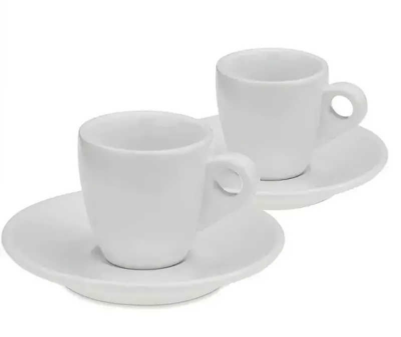 Набір чашок та блюдець для еспресо KELA Mattia, 4 предмети, білий (12748) фото