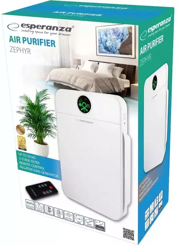 Очищувач повітря ESPERANZA EHP002 фото