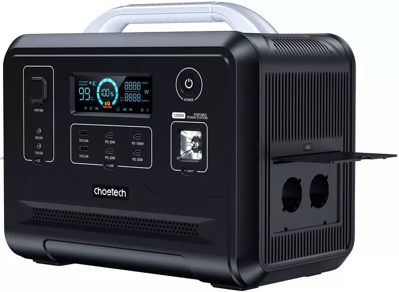Портативна зарядна станція CHOETECH BS005 Choetech 1200W Powerstation Choetech 1200W фото