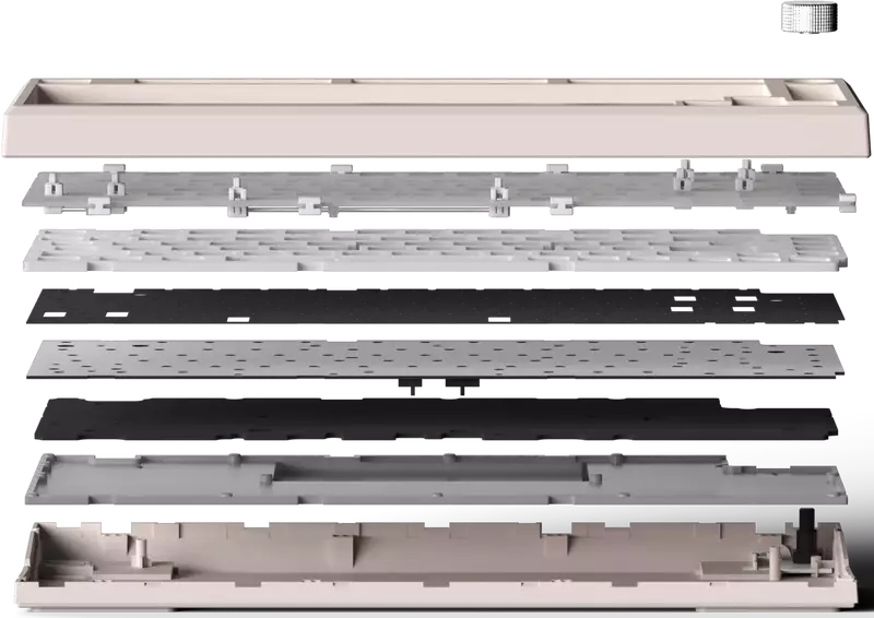 Ігрова клавіатура FL ESPORTS DIY-barebone MK750 (White) MK750-4247 - фото - №6