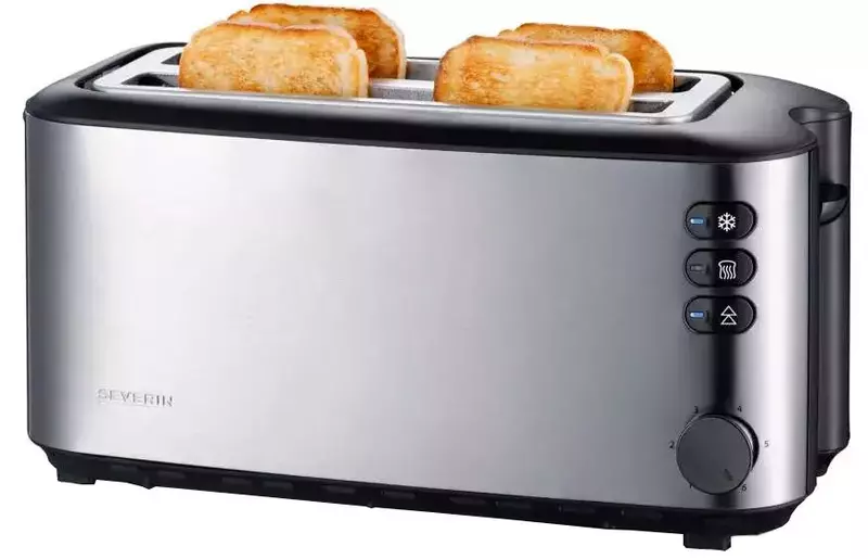 Автоматичний тостер з довгими слотами SEVERIN AT 2509 фото