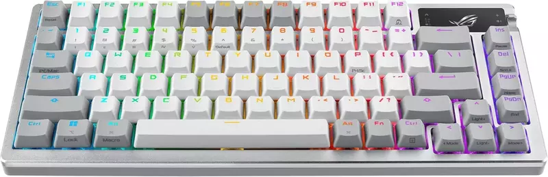 Клавіатура ігрова ASUS ROG Azoth NX Snow EN PBT White (90MP031A-BKUA11) фото