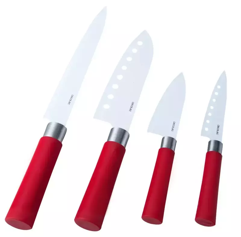 Набор ножей CECOTEC 4 Santoku Ceramic-Coated Kit фото