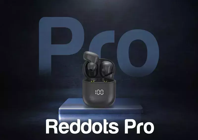 Бездротові навушники Gelius Pro Reddots (Black) GP-TWS037 фото