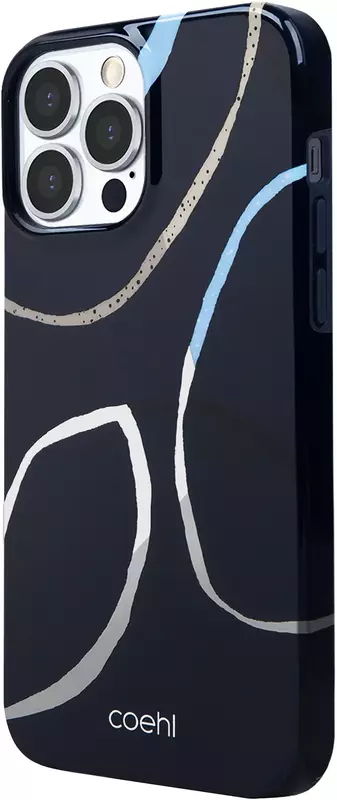 Чехол UNIQ COEHL IPHONE 13 PRO MAX VALLEY DEEP NAVY (UNIQ-IP6.7HYB(2021)-VLYDNVY) - фото - №1