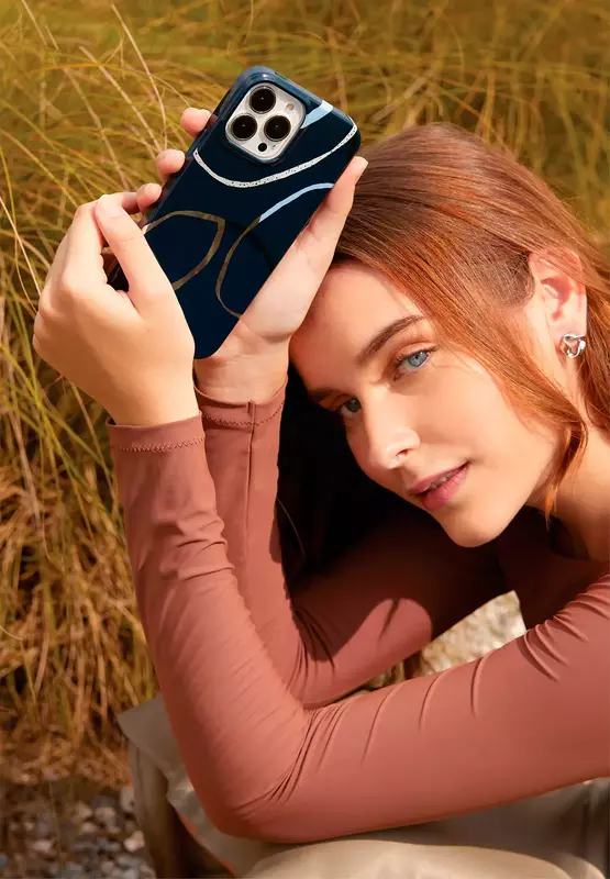 Чехол UNIQ COEHL IPHONE 13 PRO MAX VALLEY DEEP NAVY (UNIQ-IP6.7HYB(2021)-VLYDNVY) - фото - №6