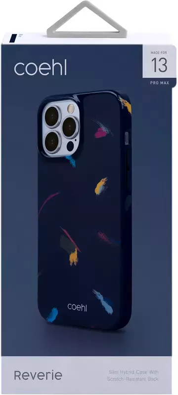 Чохол UNIQ COEHL IPHONE 13 PRO MAX REVERIE PRUSSIAN BLUE (UNIQ-IP6.7HYB(2021)-REVBLU) - фото - №2
