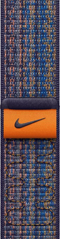 РЕМІНЕЦЬ ДЛЯ ГОДИННИКА APPLE WATCH 45mm Game Royal/Orange Nike Sport Loop фото