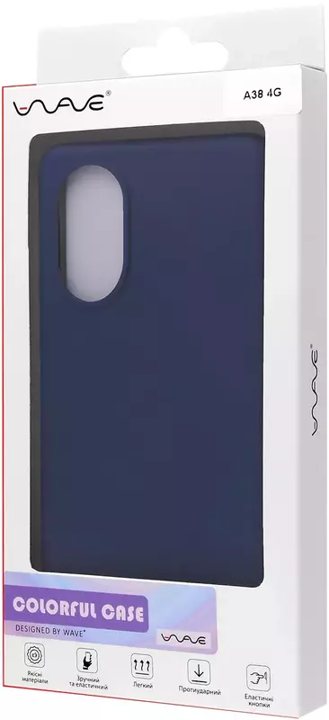 Чохол для Oppo A38 WAVE Colorful Case (blue) фото