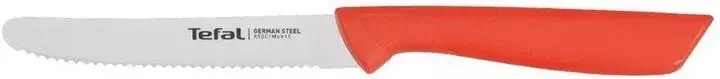 Ніж універсальний зубчастий Tefal ColorFood, довжина леза 10 см, помаранчевий, нержавіюча сталь. фото
