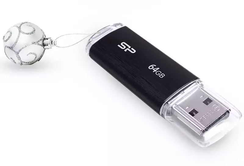 USB-Flash SiliconPower Ultima U02 32Gb чорний фото
