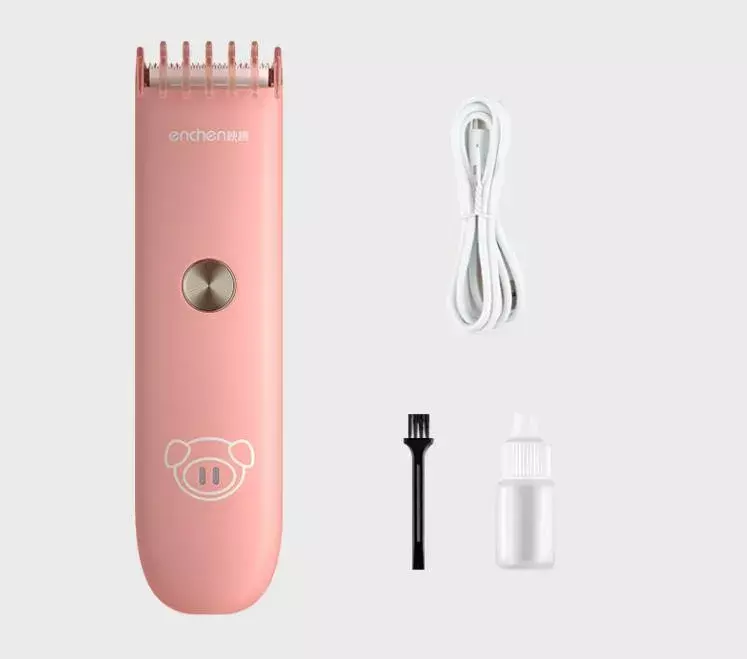 Дитяча машинка для стрижки волосся ENCHEN YOYO (Pink) фото