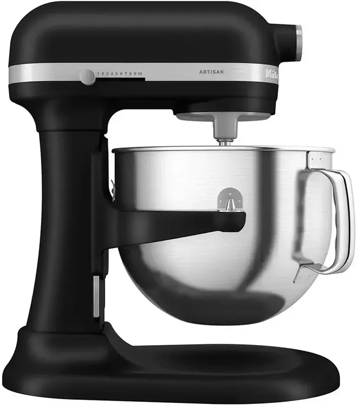 Кухонная машина KitchenAid Artisan 6,6 л 5KSM70SHXEBM с подъемной чашей (Черный матовый) фото
