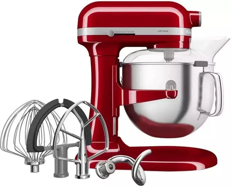 Кухонна машина KitchenAid Artisan 6,6 л 5KSM70SHXECA з підйомною чашею (Карамельне яблуко) - фото - №0