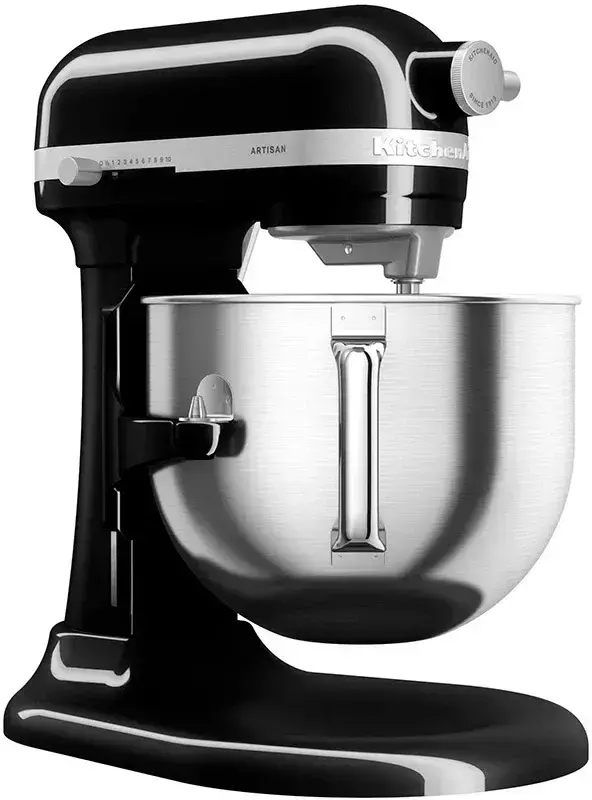Кухонна машина KitchenAid Artisan 6,6 л 5KSM70SHXEOB з підйомною чашею (Чорний) фото